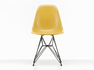 Vitra DSR Eames Fiberglass Side Chair - Black Base