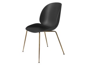 Gubi Beetle Dining Chair - Antique Brass Base