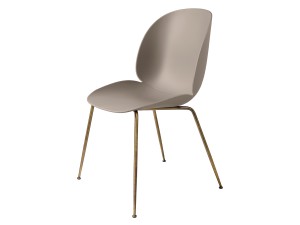 Gubi Beetle Dining Chair - Antique Brass Base