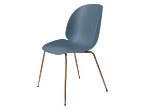 Gubi Beetle Dining Chair - Antique Brass Base