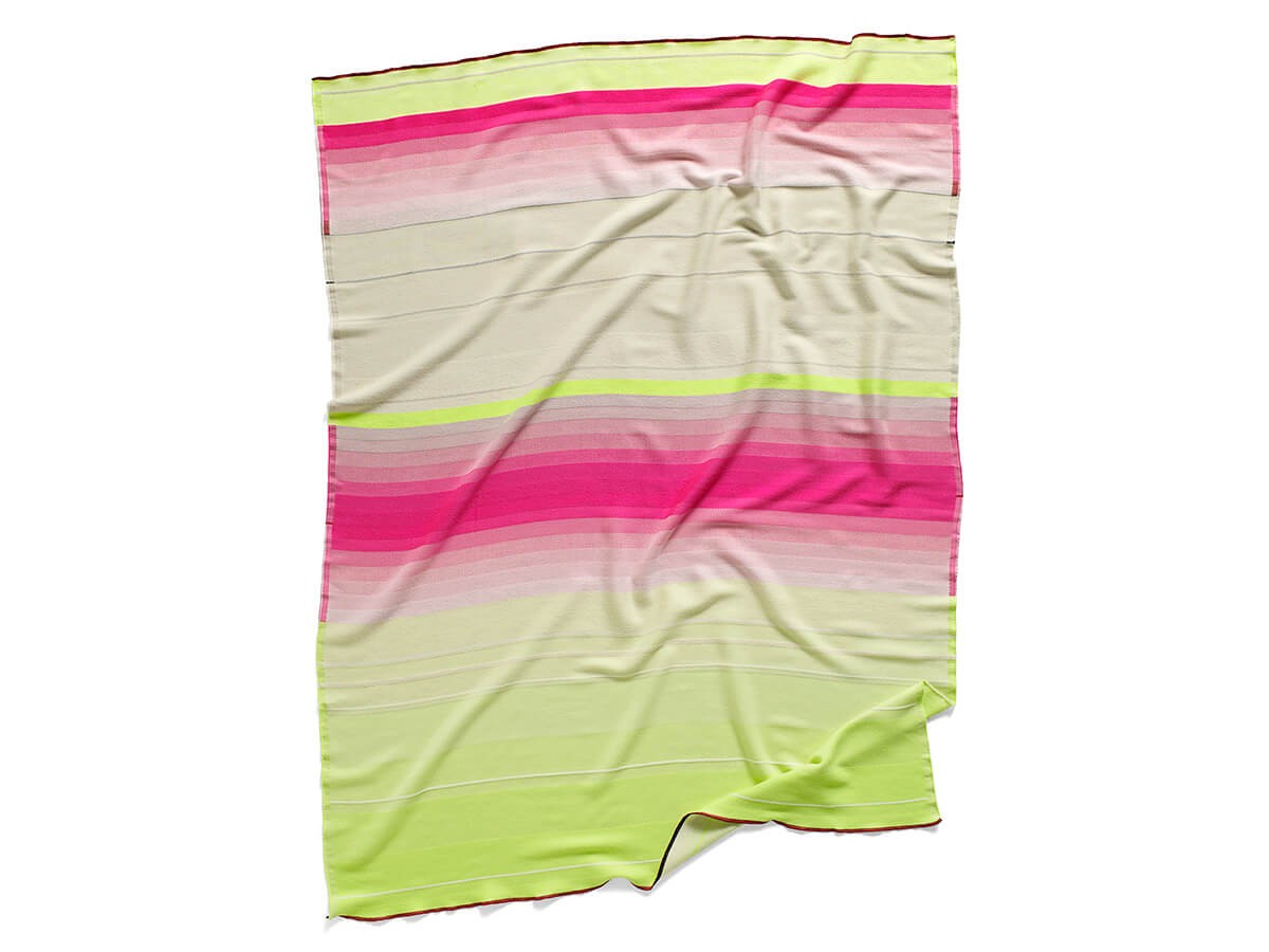 Hay Colour Plaid Throw