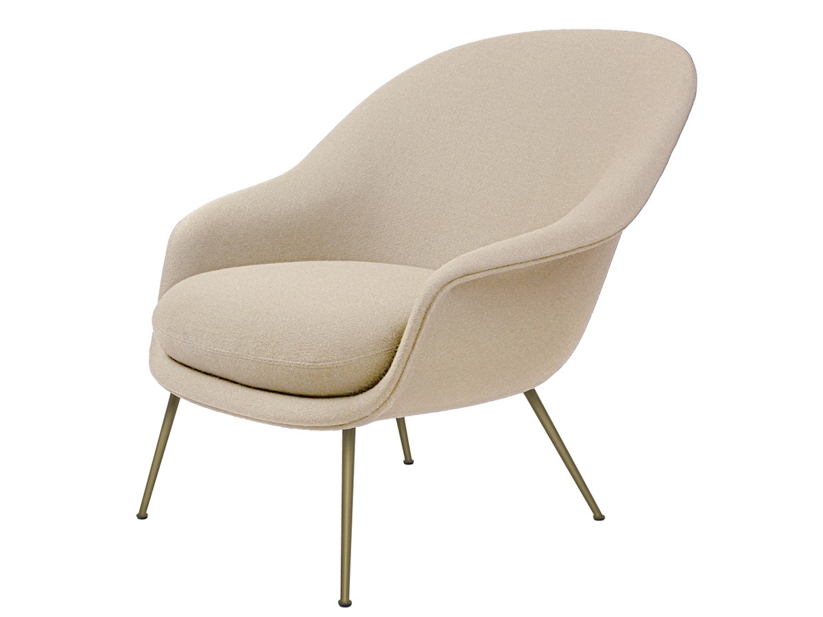 Buy the Gubi Bat Lounge Chair Low Back at nest.co.uk