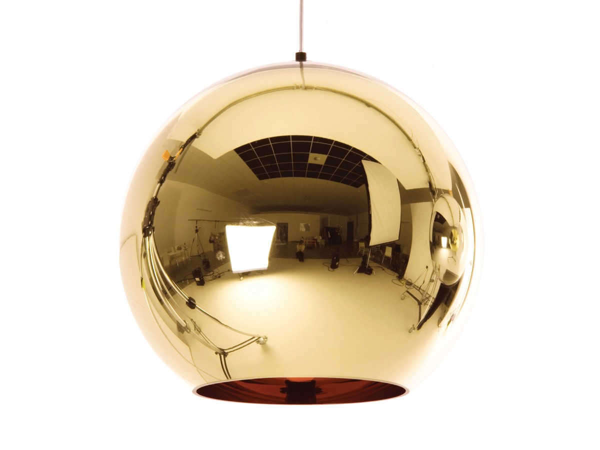 Ex-Display Tom Dixon Bronze Copper Shade Pendant Light 45cm