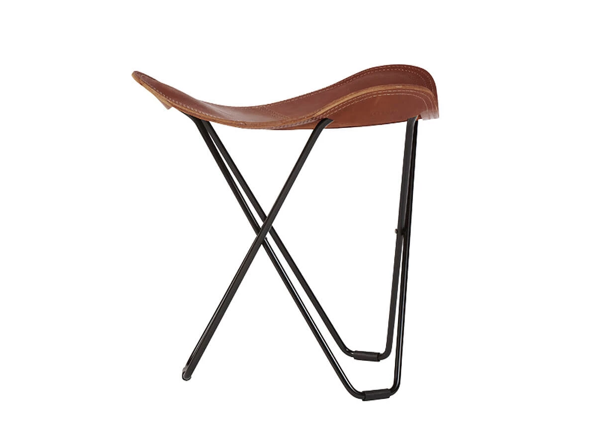 Cuero Design Flying Goose Stool - Leather