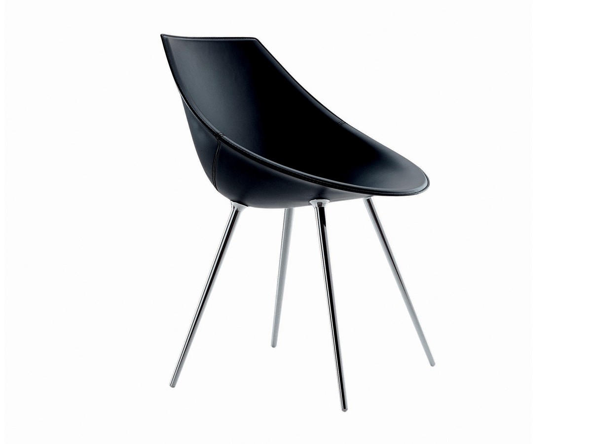 Buy the Driade Lago Leather Dining Chair at nest.co.uk