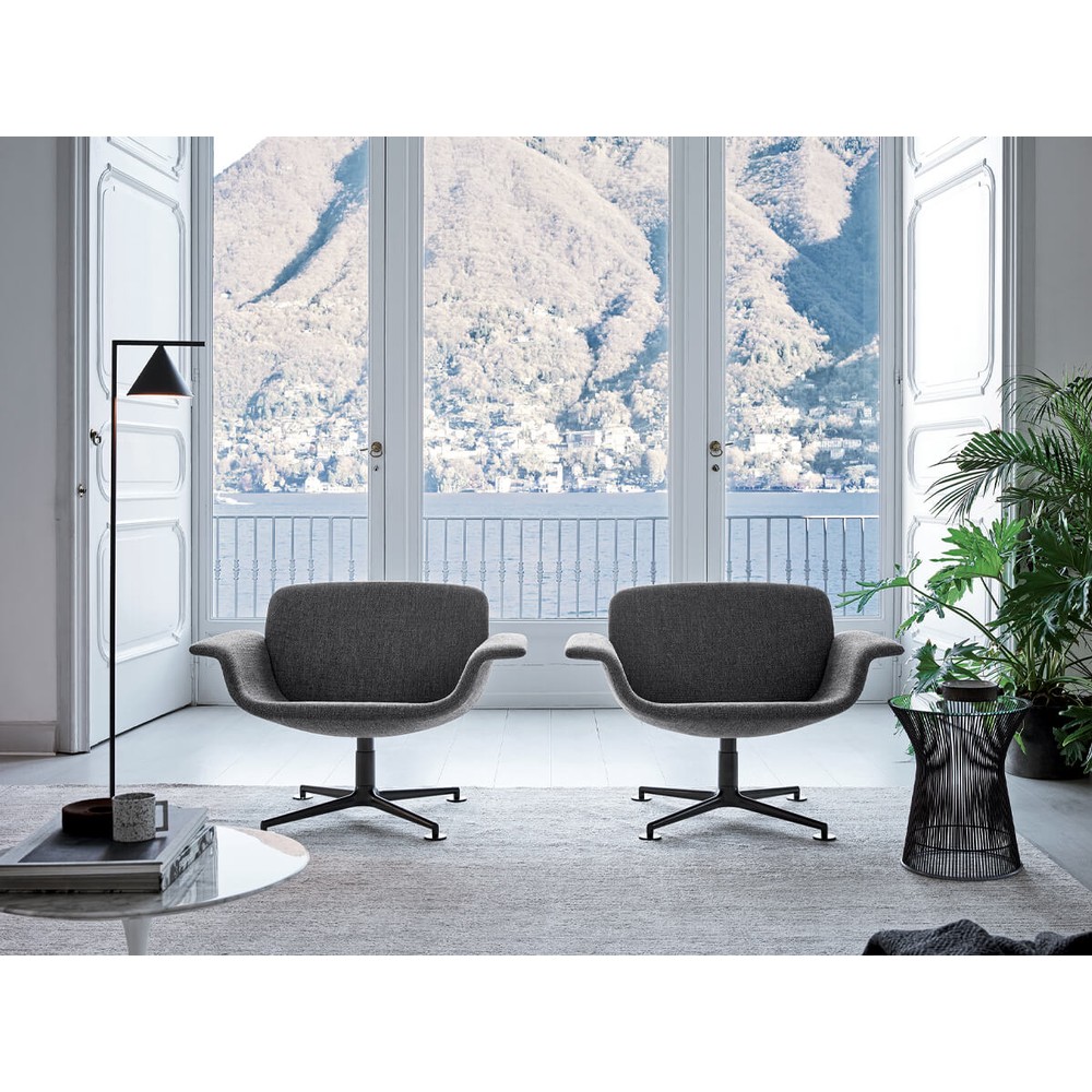 Buy the Knoll Studio Knoll KN01 Swivel Lounge Chair at nest.co.uk