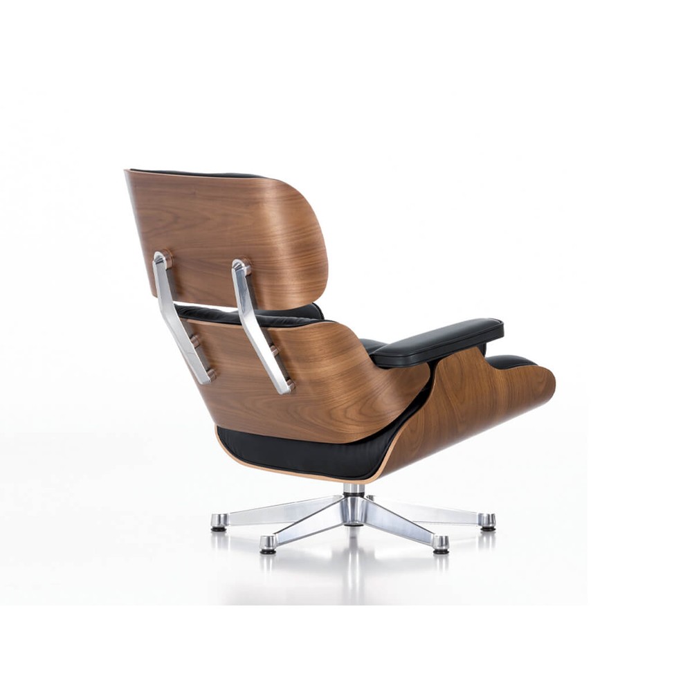 Buy the Vitra Eames Lounge Chair Black Pigmented Walnut at nest.co.uk