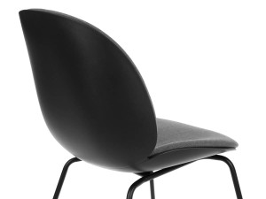 Gubi Beetle Dining Chair - Front Upholstered - Conic Base