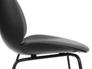 Gubi Beetle Dining Chair - Front Upholstered - Conic Base