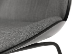 Gubi Beetle Dining Chair - Front Upholstered - Conic Base