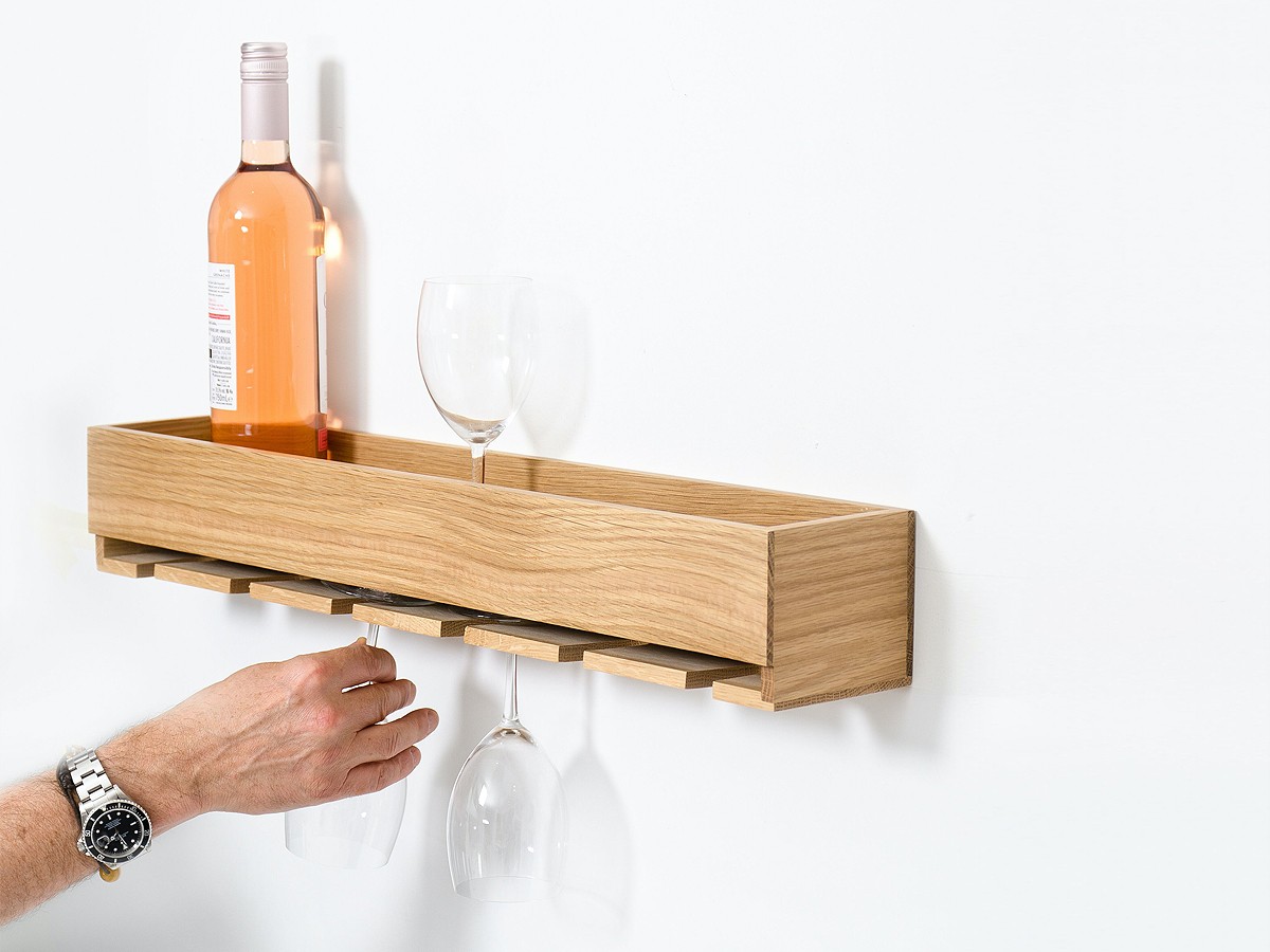Buy the Wireworks Cook House Glass Holder Shelf at nest.co.uk
