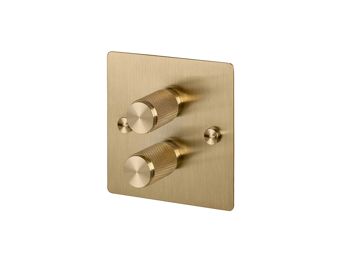Buster + Punch 2G Double Dimmer Switch