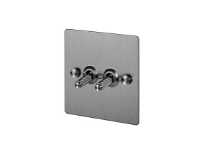 Buster + Punch 2G Double Toggle Switch