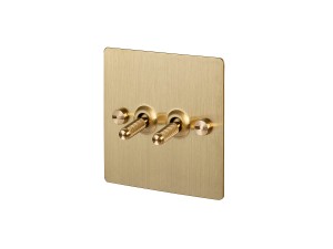 Buster + Punch 2G Double Toggle Switch