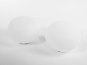 Ex-Display Flos Glo-Ball Zero Ceiling/Wall Light - Set of 2