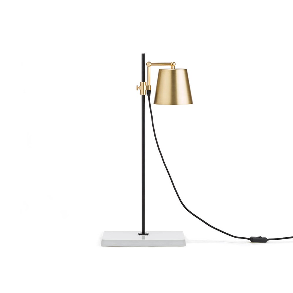 Buy the Karakter Copenhagen Lab Light Table Lamp with Porcelain Base at