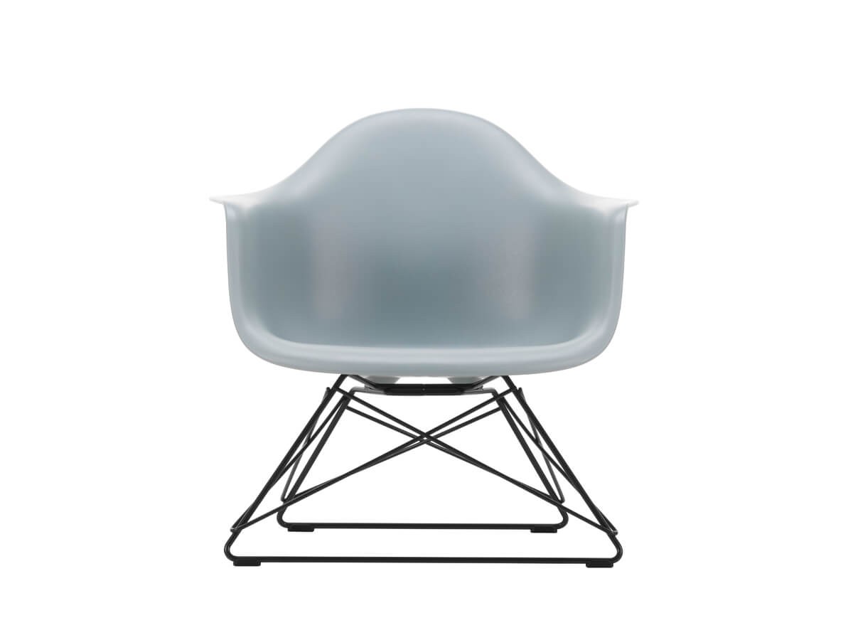Buy the Vitra LAR Eames Plastic Armchair Black Base at nest.co.uk