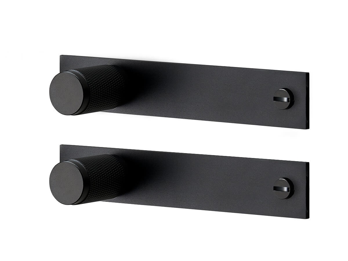 Buy the Buster + Punch Furniture Knob with Plate Set of 2 at nest.co.uk