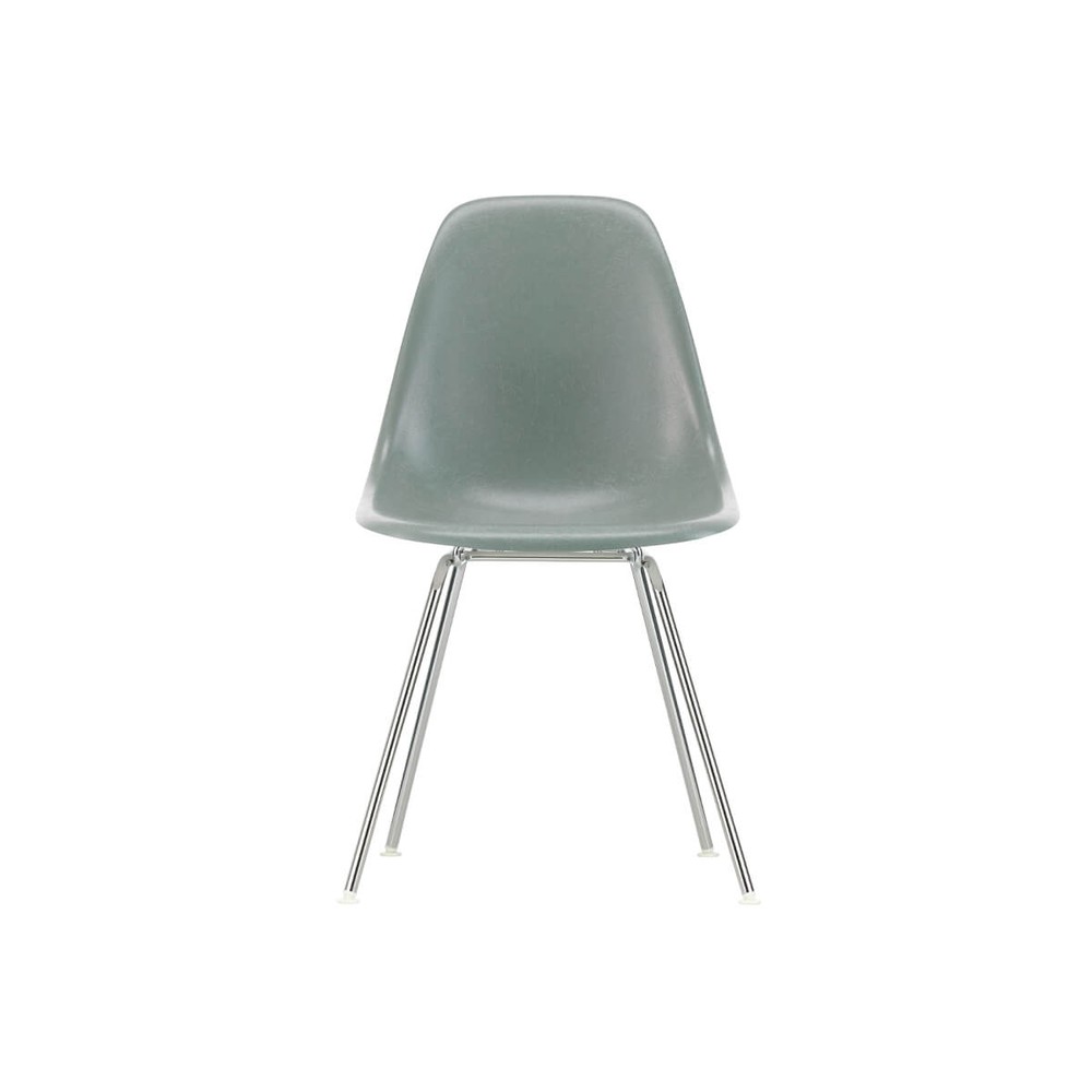 Buy the Vitra DSX Eames Fiberglass Side Chair - Chrome Base at nest.co.uk