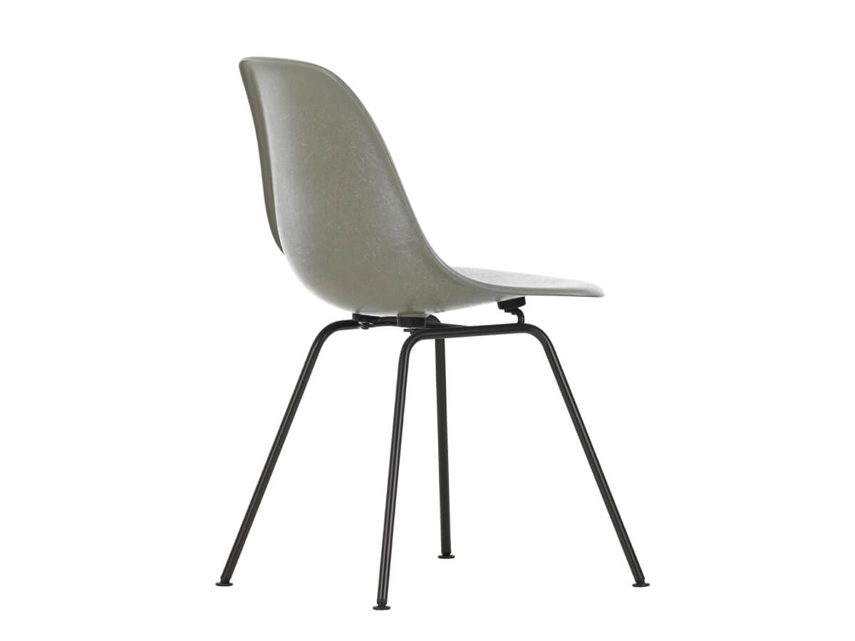 Buy the Vitra DSX Eames Fiberglass Side Chair - Black Base at nest.co.uk
