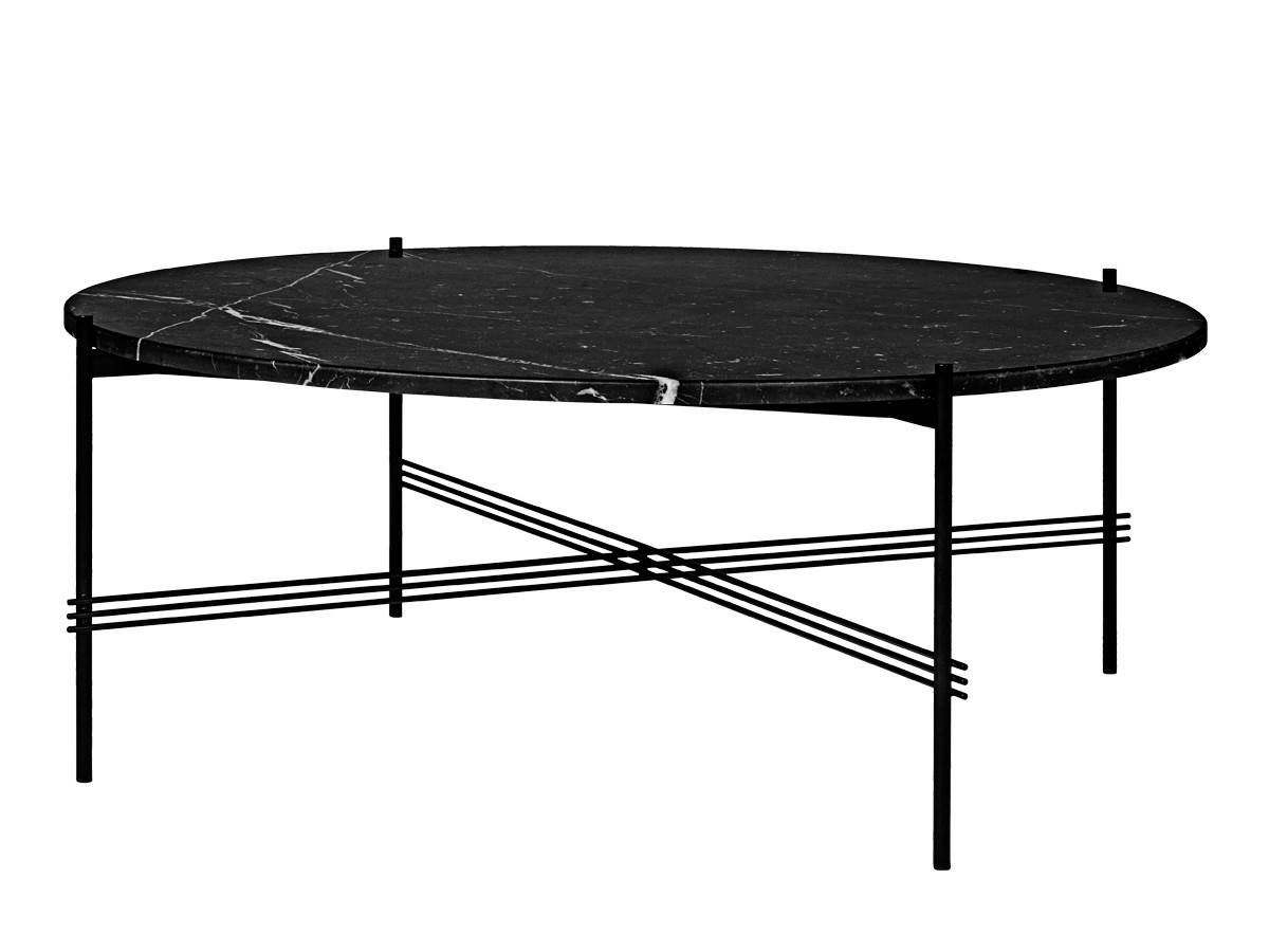 Buy the Gubi Gamfratesi TS Coffee Table Marble 105cm at nest.co.uk