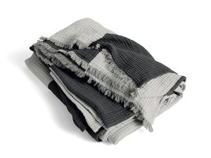 Hay Crinkle Plaid Throw - Striped