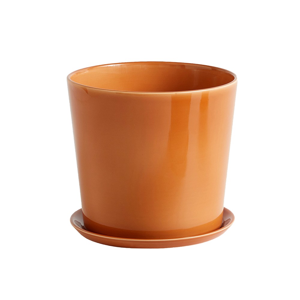 Buy the Hay Botanical Plant Pot with Saucer at nest.co.uk