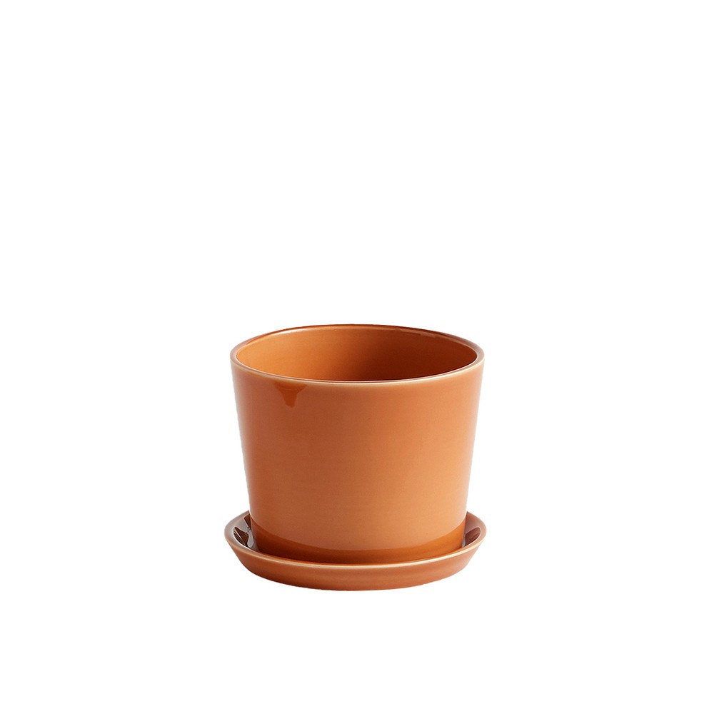 Buy the Hay Botanical Plant Pot with Saucer at nest.co.uk