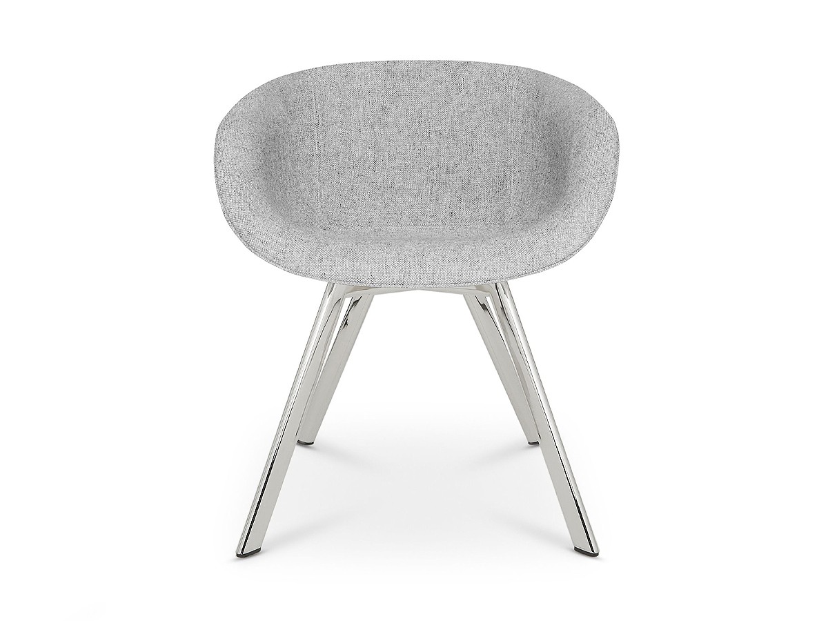 Tom Dixon Scoop Low Back Chair - Chrome Legs