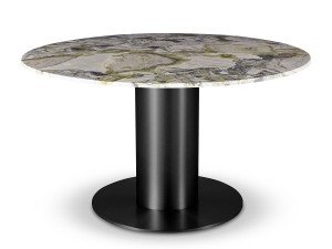 Tom Dixon Tube Dining Table - Black Primavera Marble