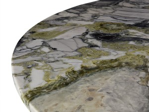 Tom Dixon Tube Dining Table - Black Primavera Marble