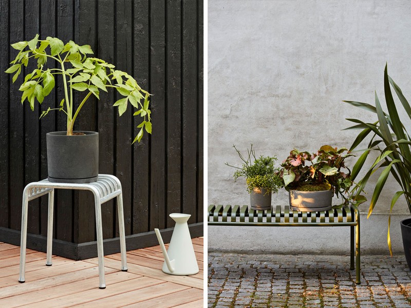 Buy the Hay Plant Pot with Saucer at nest.co.uk