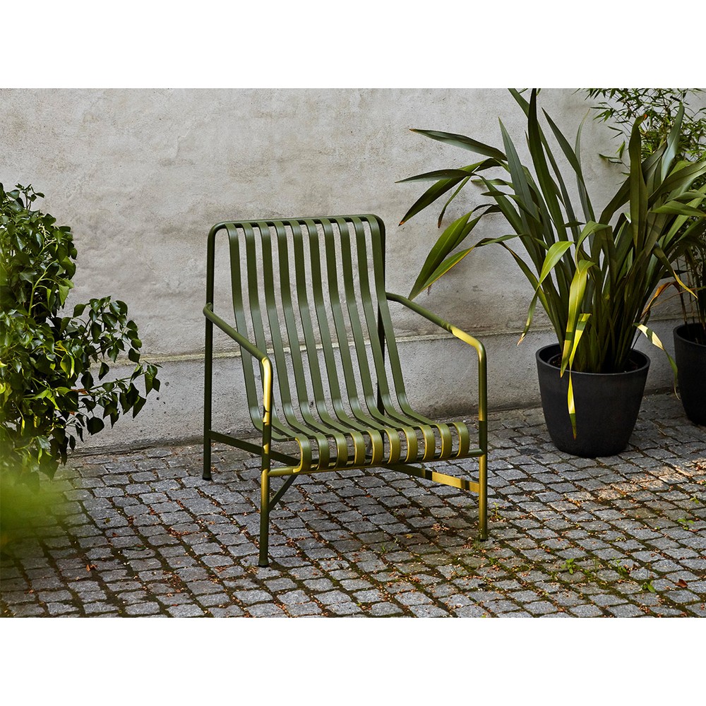 Buy the Hay Palissade Outdoor Lounge Chair High at nest.co.uk