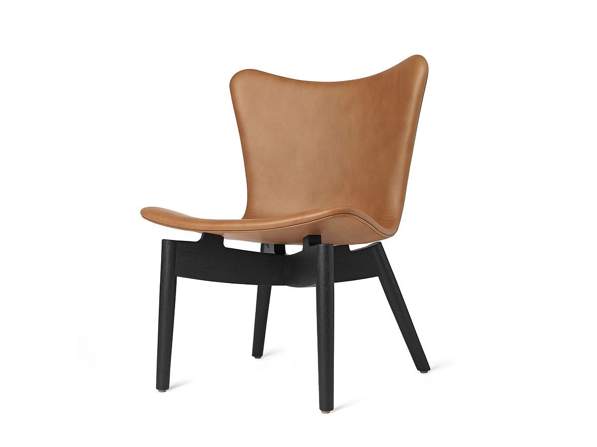 Mater Shell Lounge Chair - Black Stained Oak Base