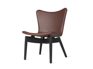 Mater Shell Lounge Chair - Black Stained Oak Base