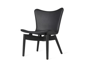 Mater Shell Lounge Chair - Black Stained Oak Base