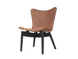 Mater Shell Lounge Chair - Black Stained Oak Base