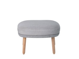 Fritz Hansen Ro Footstool - Wooden Base