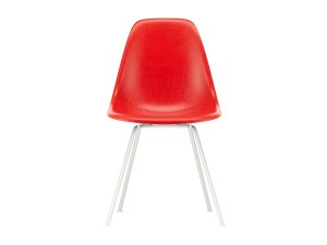 Vitra DSX Eames Fiberglass Side Chair - White Base