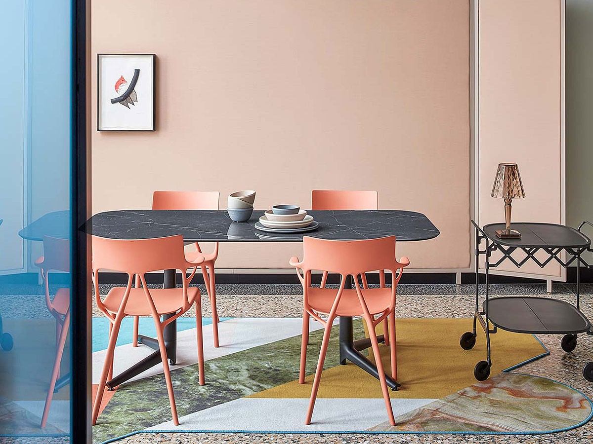 Buy the Kartell A.I Dining Chair Set of 2 at nest.co.uk