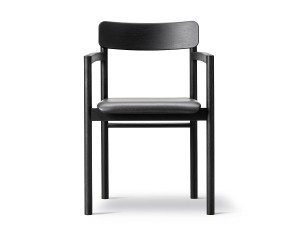 Fredericia Post Armchair - Leather Seat
