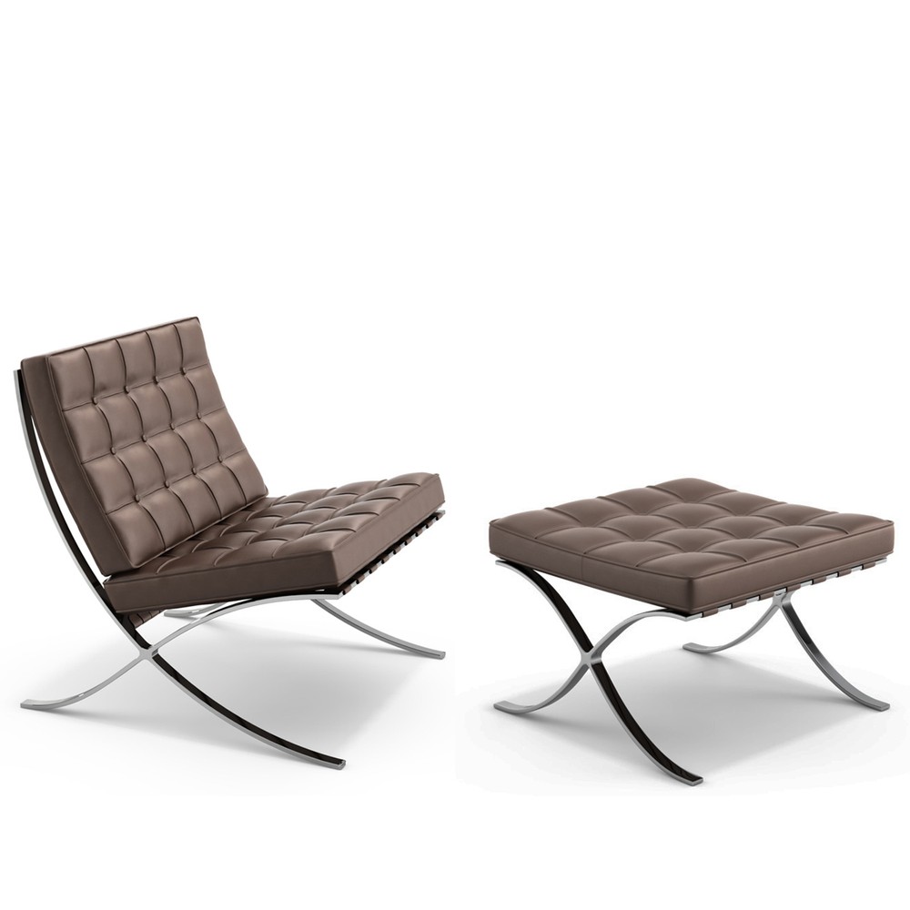 Buy the Knoll Studio Knoll Barcelona Chair at nest.co.uk