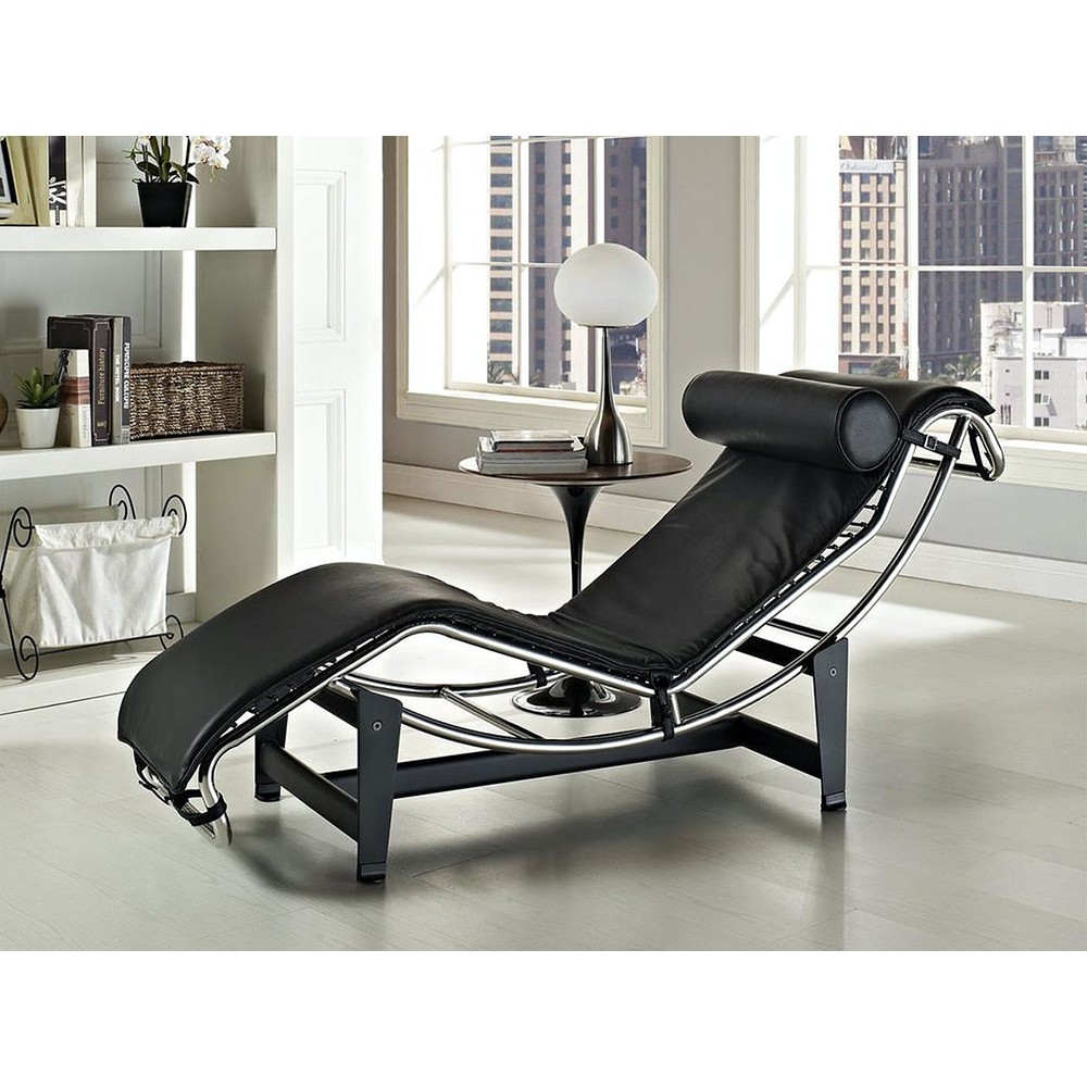 Buy the Cassina LC4 Chaise Longue at nest.co.uk