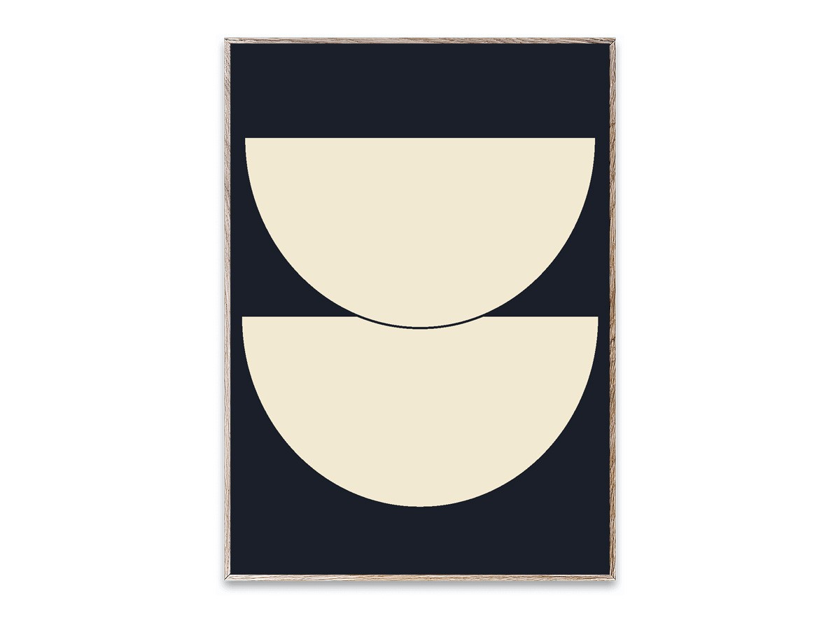 Paper Collective Half Circles I - Blue Print