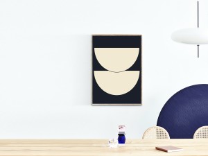 Paper Collective Half Circles I - Blue Print