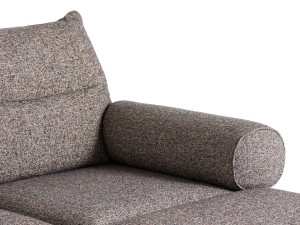 Hay Pandarine Three Seater Sofa With Chaise Longue - Cylindrical & Reclining Armrest