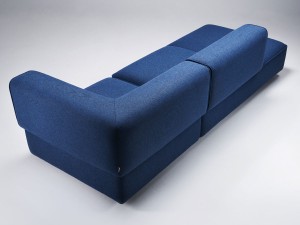 Wendelbo Poff Two Seater Sofa with Chaise Longue