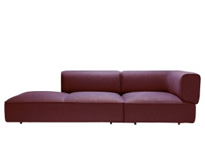 Wendelbo Poff Two Seater Sofa with Chaise Longue