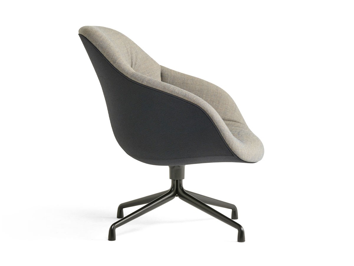 Buy the Hay About a Lounge Chair AAL 81 Soft Duo Swivel Base at nest