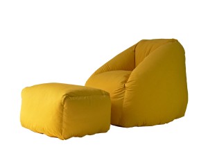 SCP Puffer Armchair with Footstool